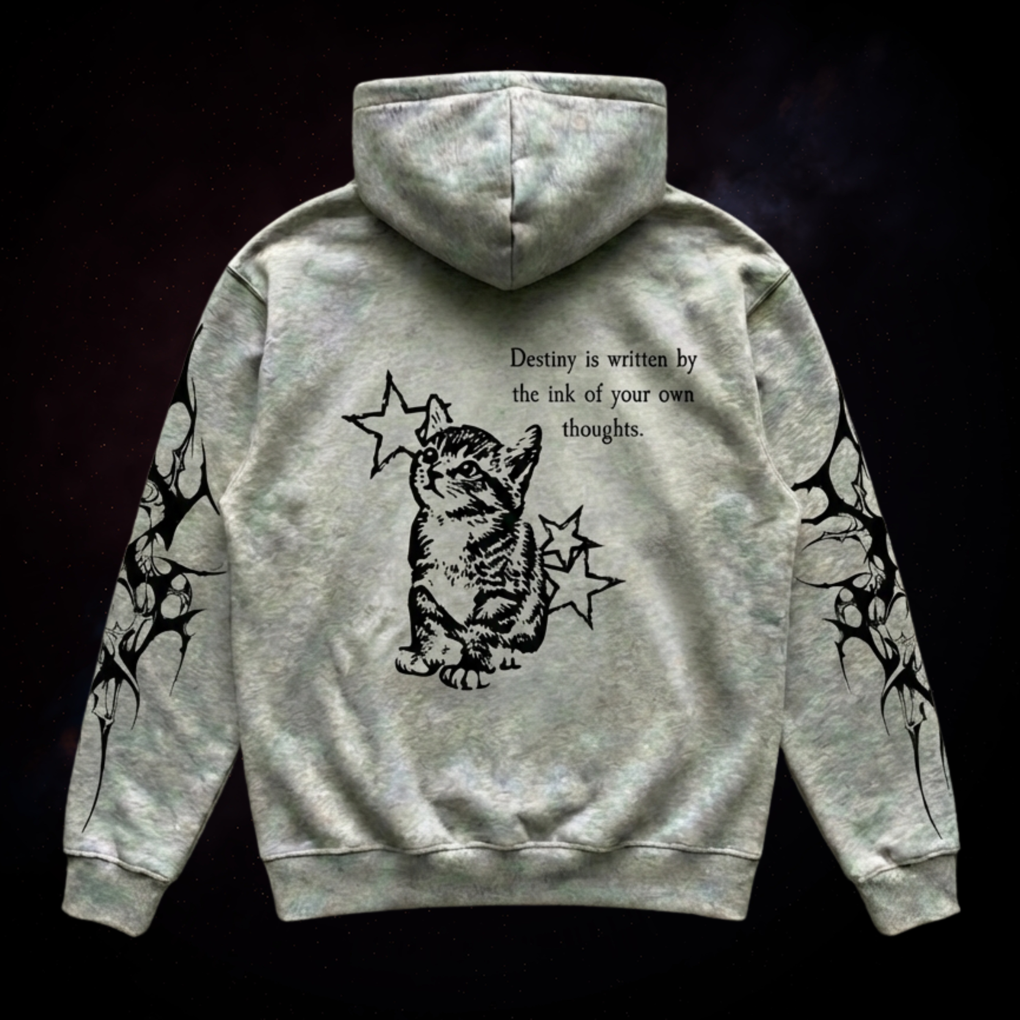 Destiny Is Written By The Ink of Your Own Thoughts | ZIP HOODIE