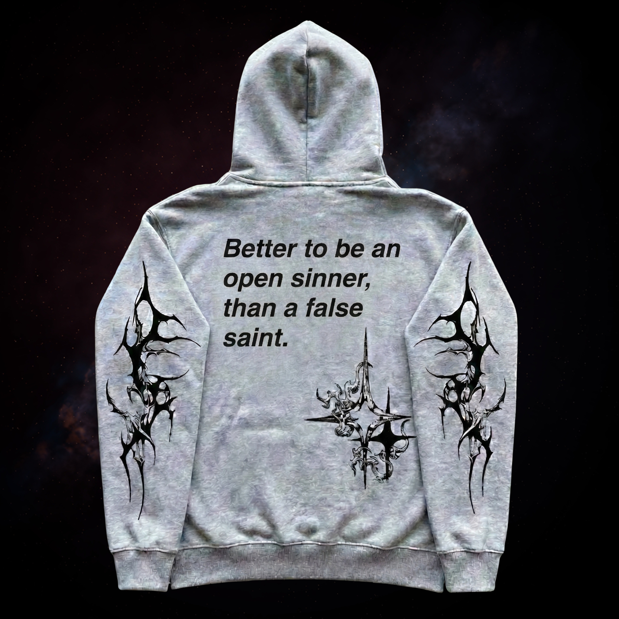 Better To Be An Open Sinner, Than a False Saint | ZIP HOODIE